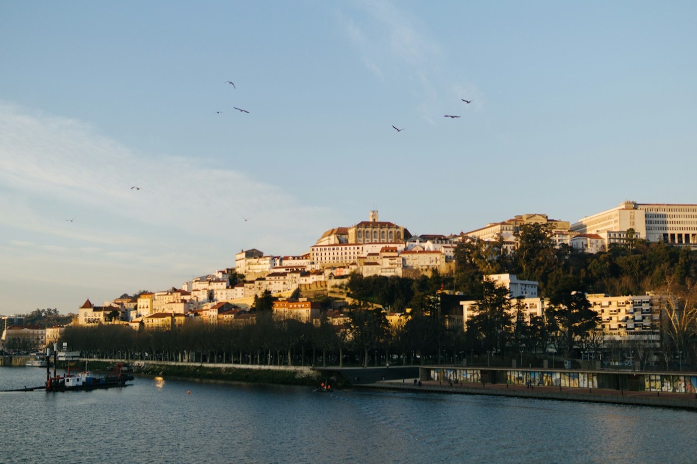 Vista de Coimbra sobre o Mondego
